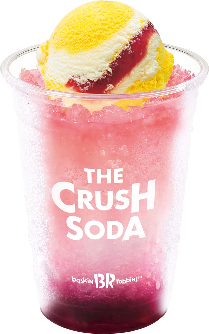 ザ・クラッシュソーダ 白桃＆グレープ