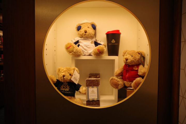 クイーン・エリザベス号の内観