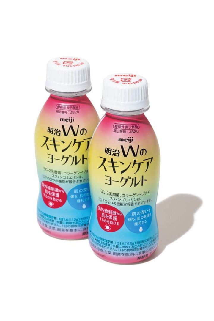 明治Wのスキンケアヨーグルト 112g 1本¥156／明治