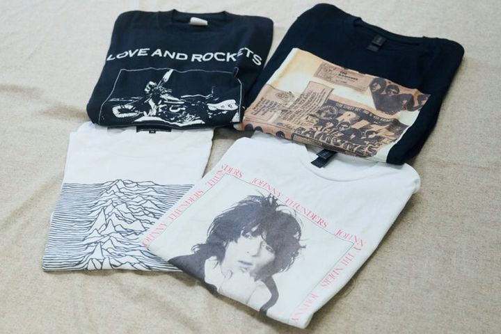 ロックTシャツは音楽好きの中村さんにとって欠かせない定番中の定番！