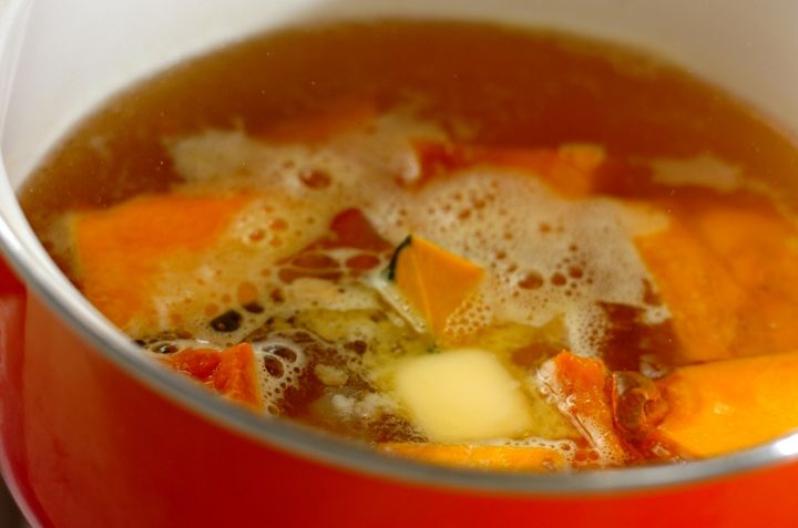 カボチャのバター煮の作り方1