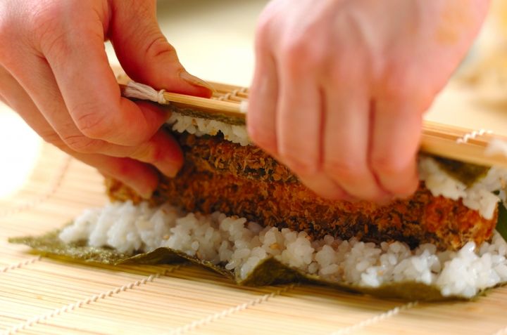サバフライのり巻きの作り方5