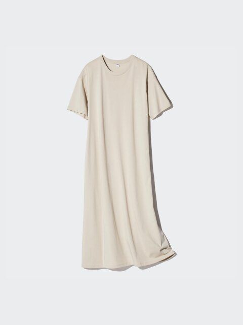 エアリズムコットンTワンピース半袖