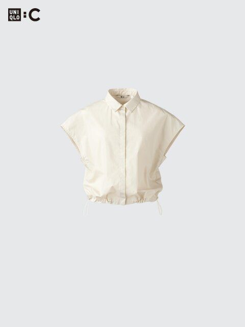 クロップドシャツノースリーブ