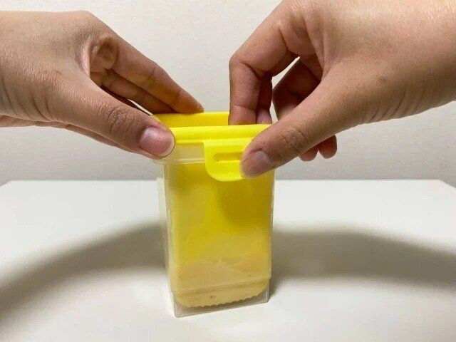 ダイソー レンジで簡単！だし巻きたまご