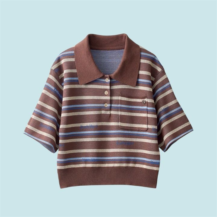 【6月27日発売】クヌースマーフのビンテージポロニット♡