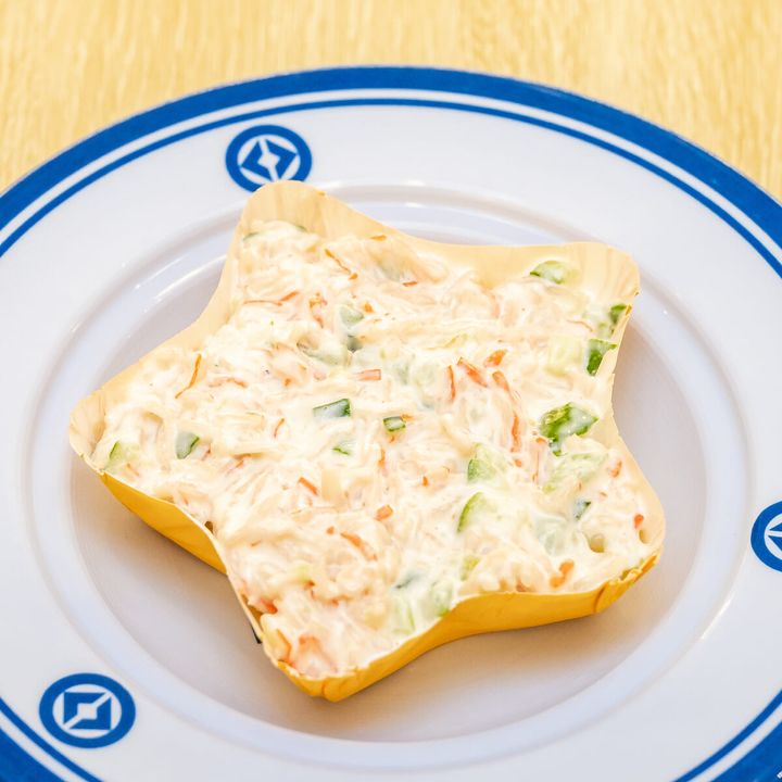 流れるスターサラダ