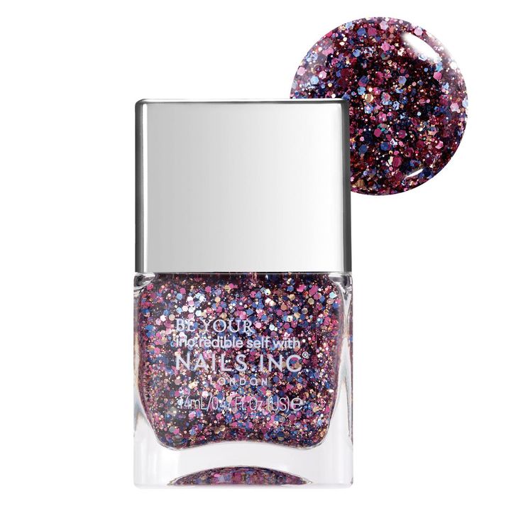 画像: ピンク、ブルー、ゴールド、シルバーが賑やかに輝く。ネイルズ インク スーパー シークイン ネイルポリッシュ フィール ザ フリッカー ¥3,080 出典：nailsinc.jp