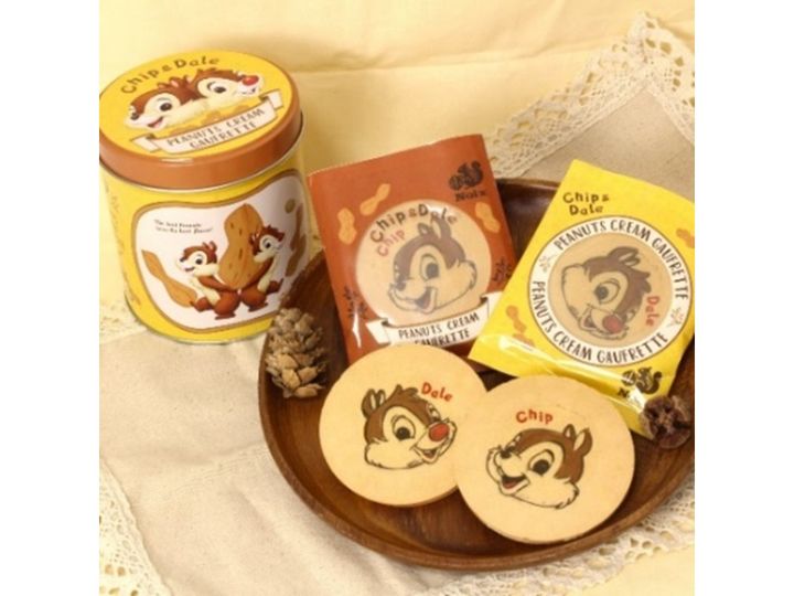 Noix チップ＆デール ゴーフレット缶