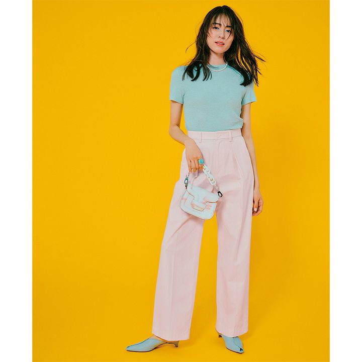 パイル生地のTシャツ