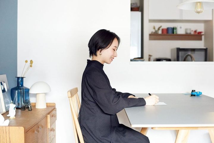 書道家の大江静芳さん