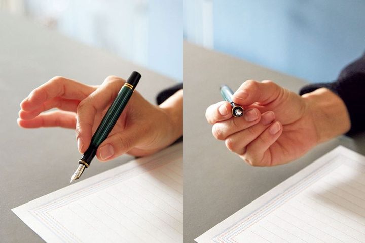 美文字になれるコツ「ペンをはさむように持つ」