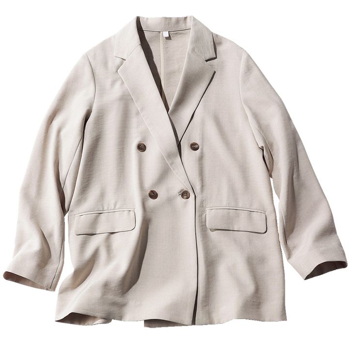 クロスファンクションのベージュの長袖ジャケット