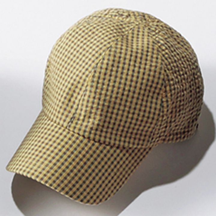 ユナイテッドアローズのチェック柄キャップ