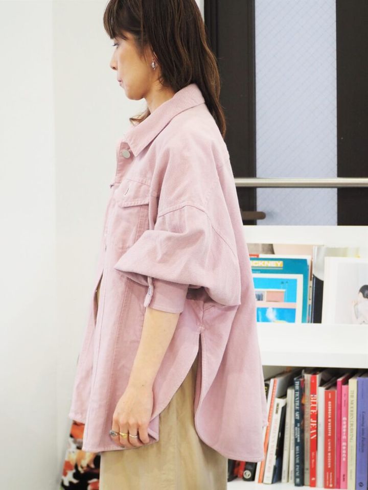 桜で染色したジャケット