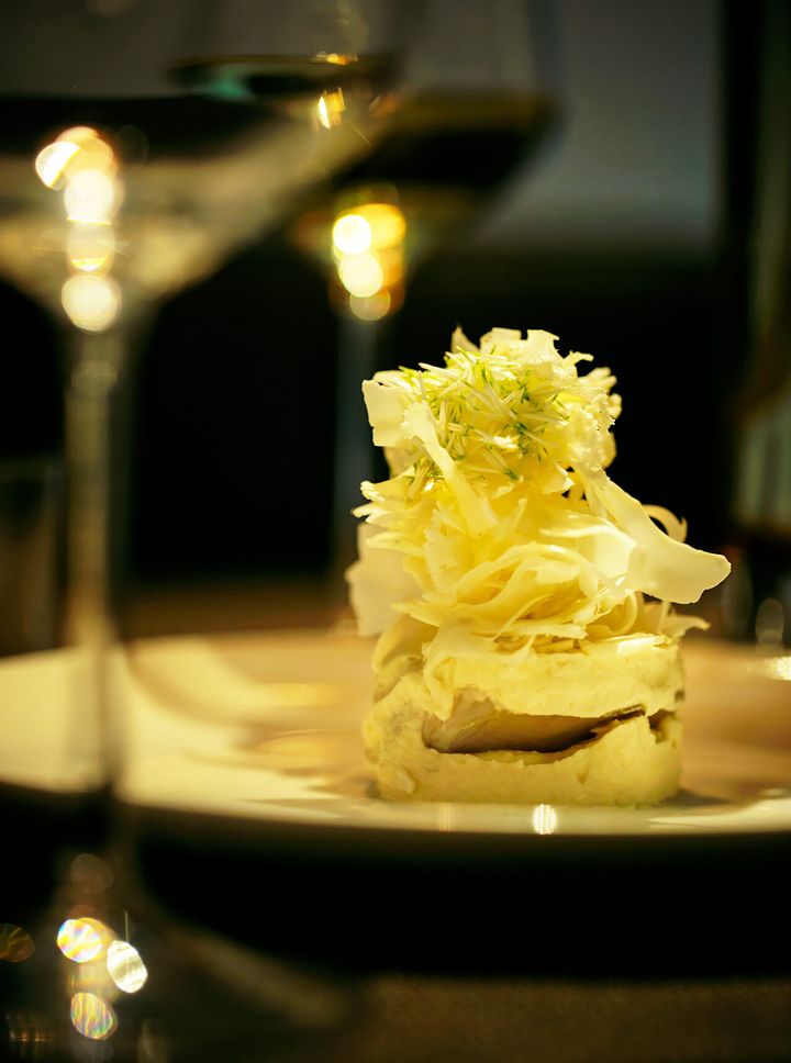 代官山『PRIM』の「ホタテとカリフラワーのショーフロア」