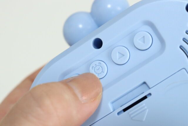 おすわり時計 ボタン