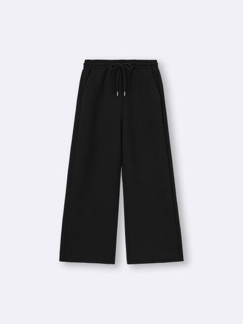 2025guパフスウェットバギーパンツ