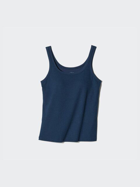 2025夏ユニクロエアリズムコットンブラタンクトップ