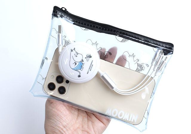 宝島社オトナミューズ8月号増刊の付録のMOOMINのビニールポーチ2