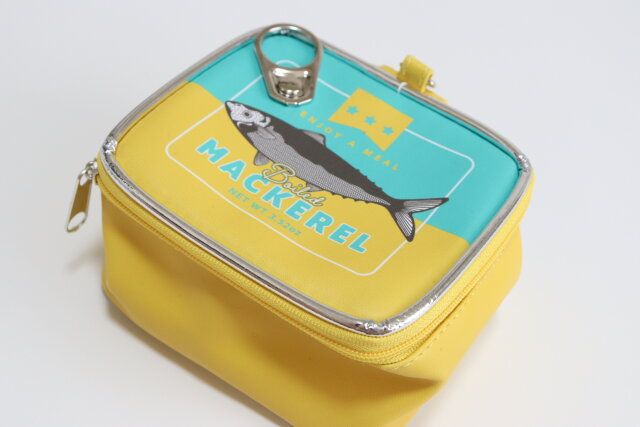 四角ポーチ（魚） デザイン