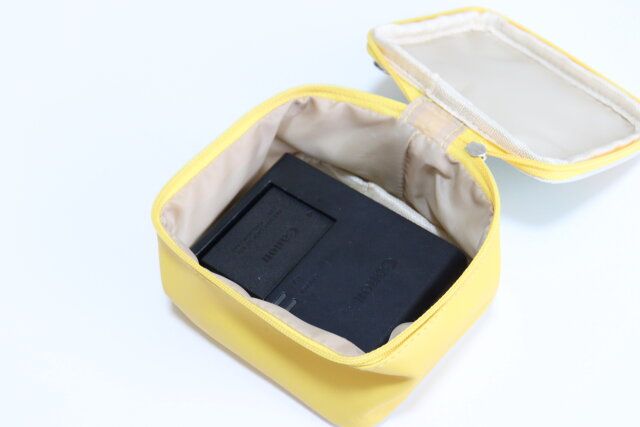 四角ポーチ（魚） 使用例