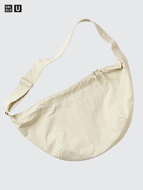 ユニクロ ショルダーバッグナイロン NATURAL