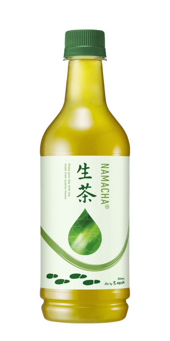 「キリン 生茶」ディズニーデザインボトル 足跡