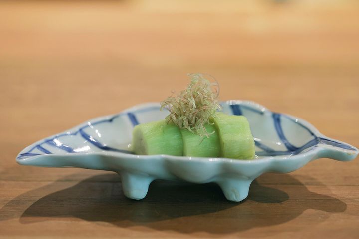 ひすい茄子500円。