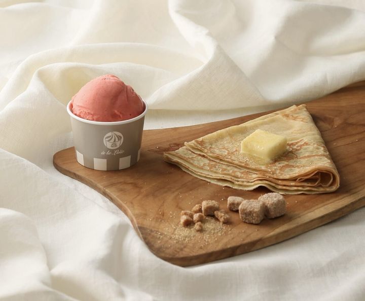 【期間限定】シュガーバタークレープ＋フレーズSET（イメージ）