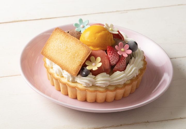 【タルトアイスケーキ】オーナメントト飛行機ver