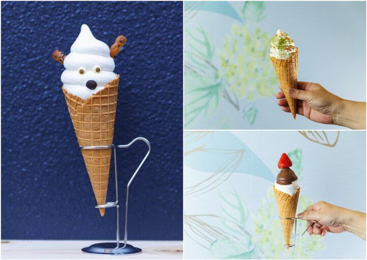 暑い季節のアイスブレイク♪散策のお供にぴったりな奈良公園内にあるエアソフトクリーム＆パフェの店「AIR ICE H」