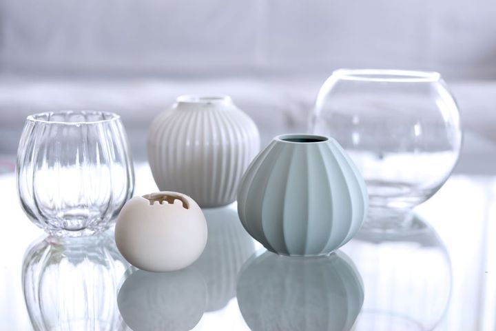 球形のフラワーベース