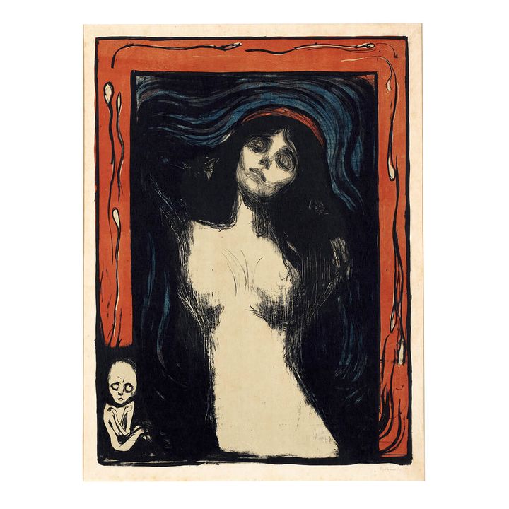 エドヴァルト・ムンク《マドンナ》
