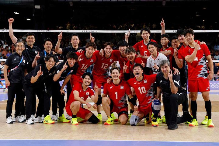 バレーボール男子日本代表（C）ロイター