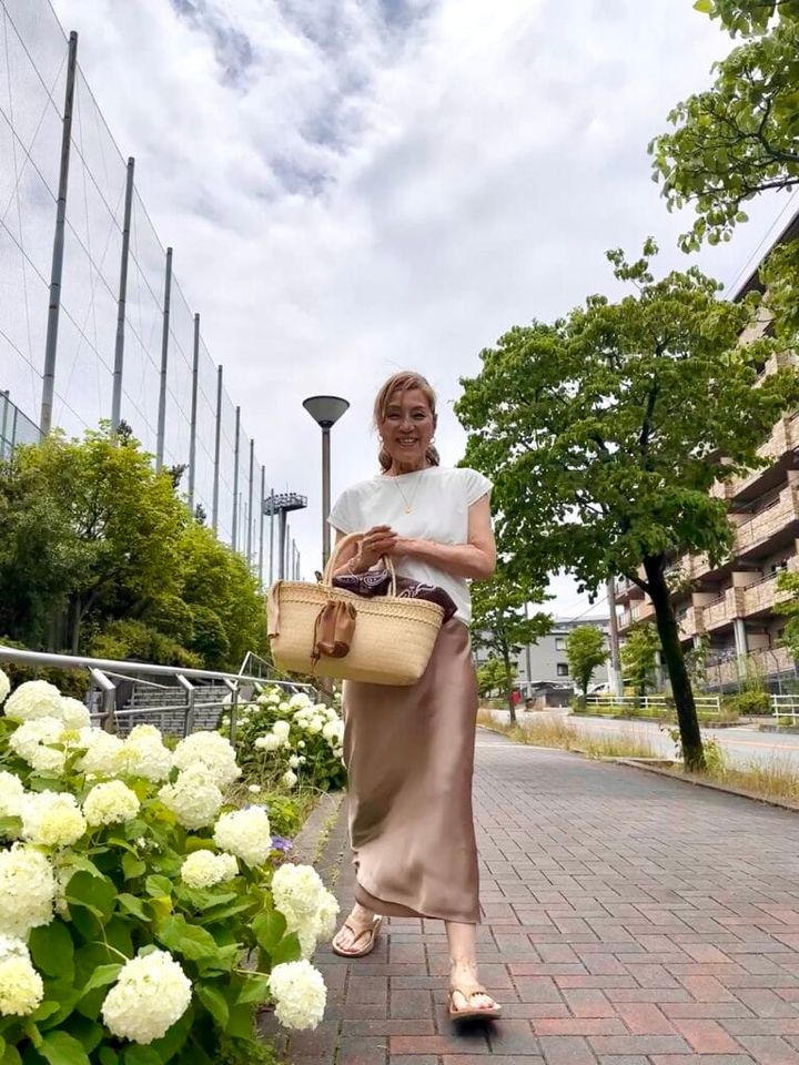 近所のあじさいがきれいに咲いている道