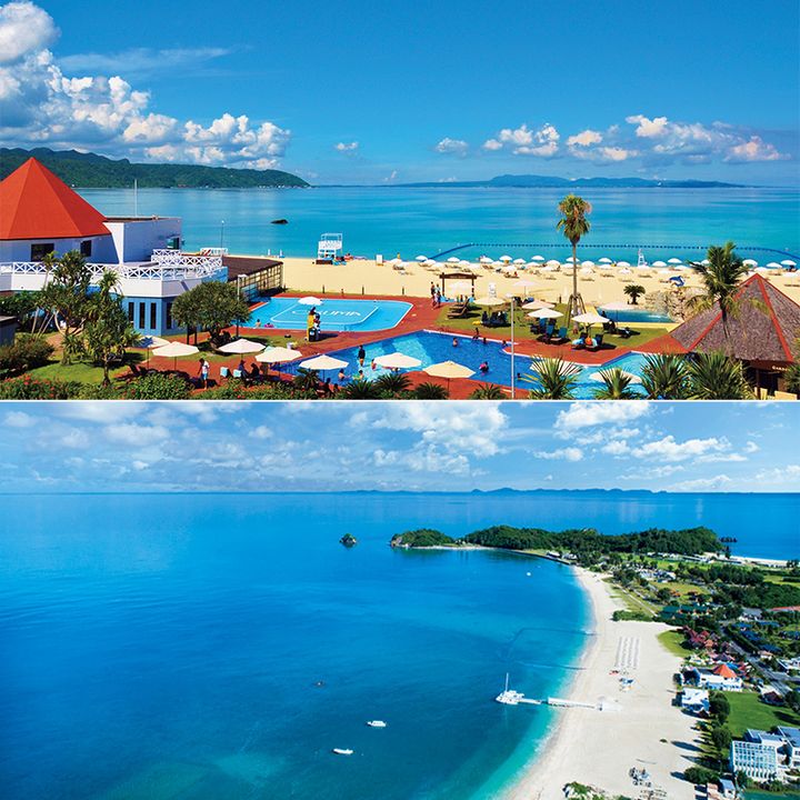 絶景のオクマビーチ