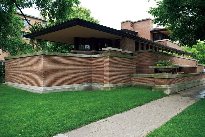 フランク・ロイド・ライト「ロビー邸」外観