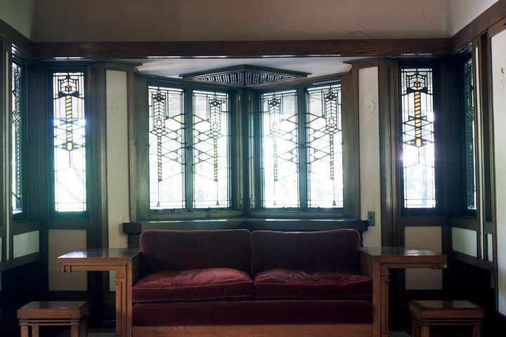 フランク・ロイド・ライト「ロビー邸」内観