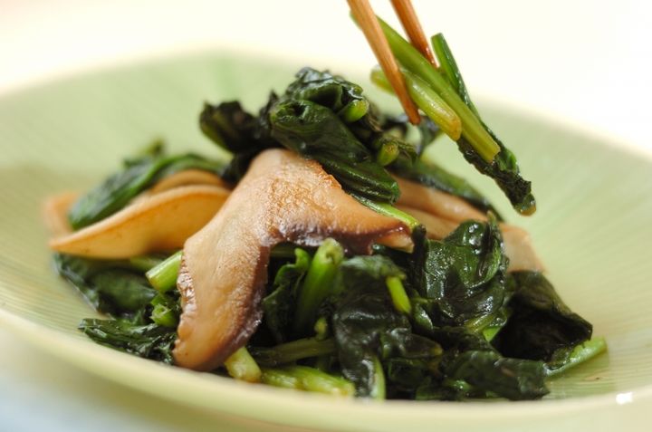 ホウレン草のウスターソテーの作り方3