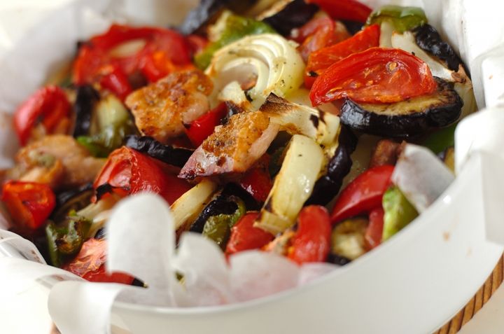 チキンと野菜のオーブン焼きハーブ風味の作り方5