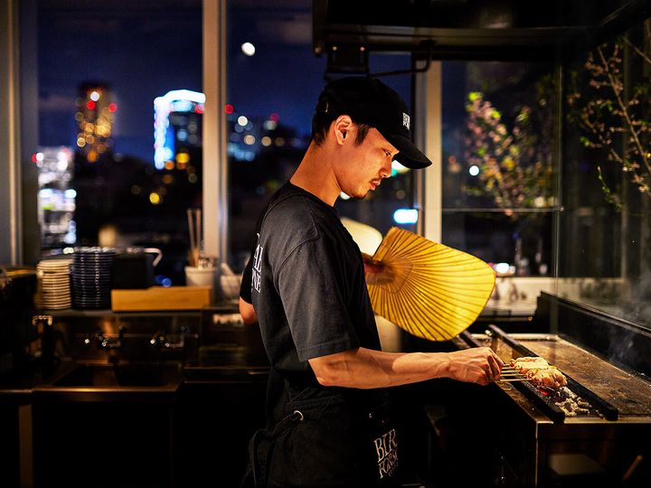 中目黒『Bird Lab.』の調理風景