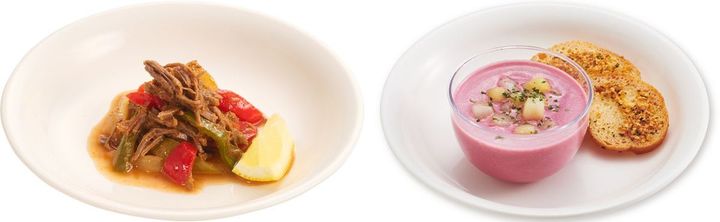 写真左：キューバの「ロパビエハ」／写真右：リトアニアの「シャルティバルシチャイ」