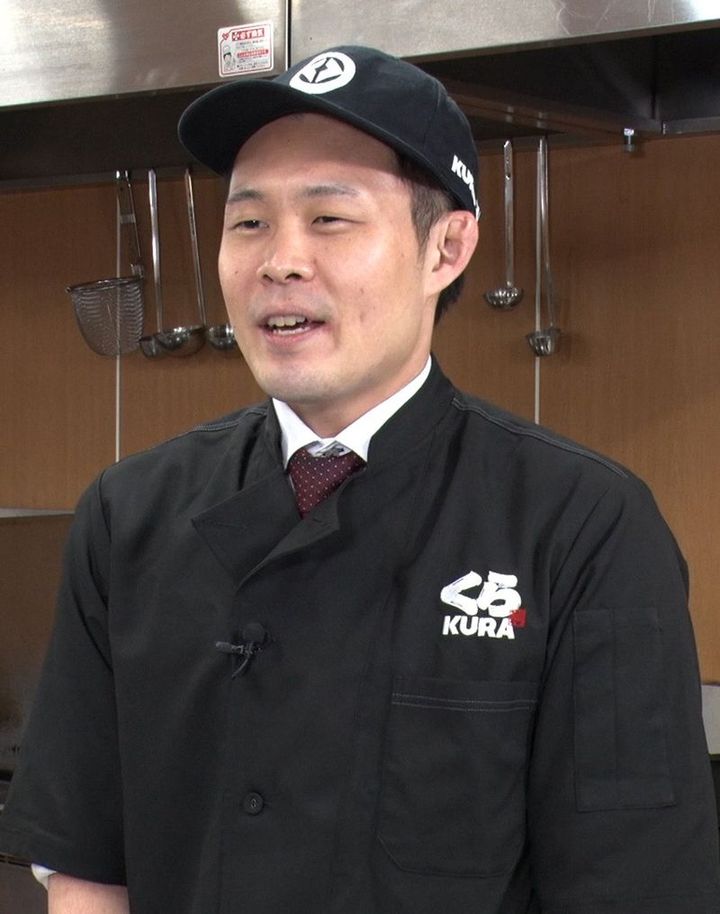 商品開発部の中村重男さん（写真提供＝くら寿司）