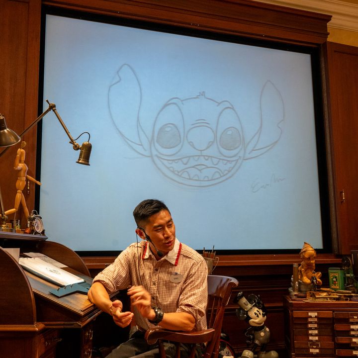 アニメーションアート教室「スティッチ」を描く特別体験