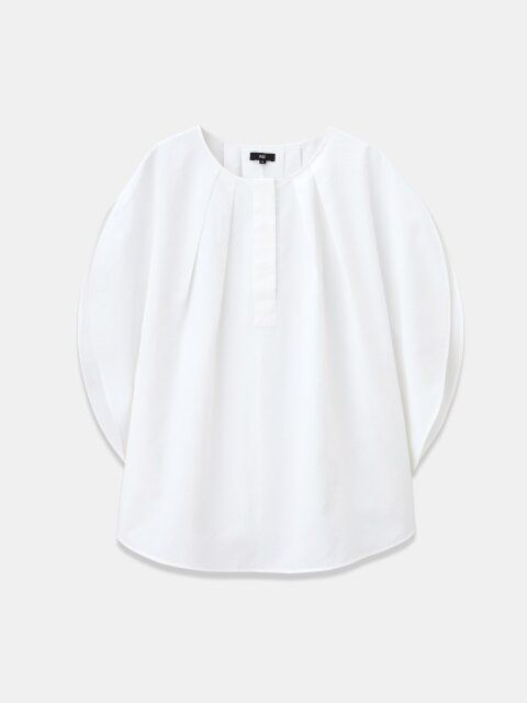 PLSTのタイプライターサークルブラウス