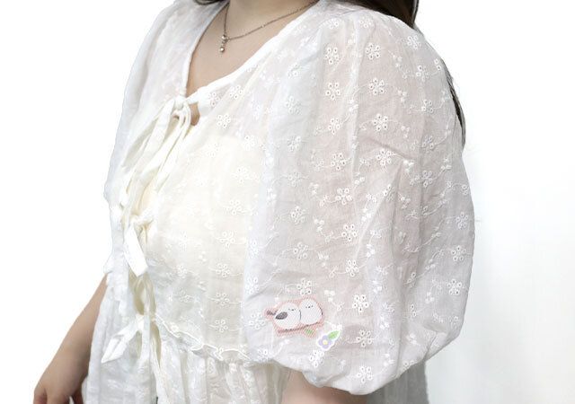 ダイソーのバルくん 虫こないでシール シマエナガ柄の使用例