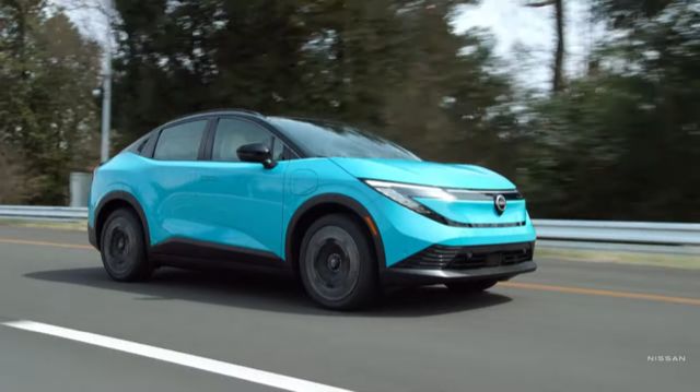新型リーフ（日産公式YouTubeから）