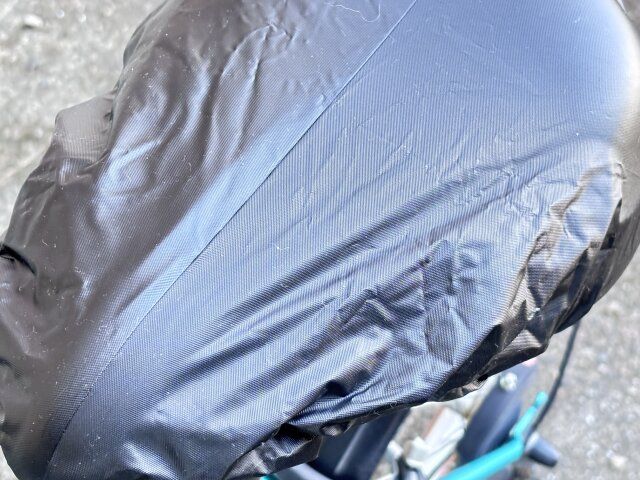 セリア リバーシブルサドルカバー 使用方法