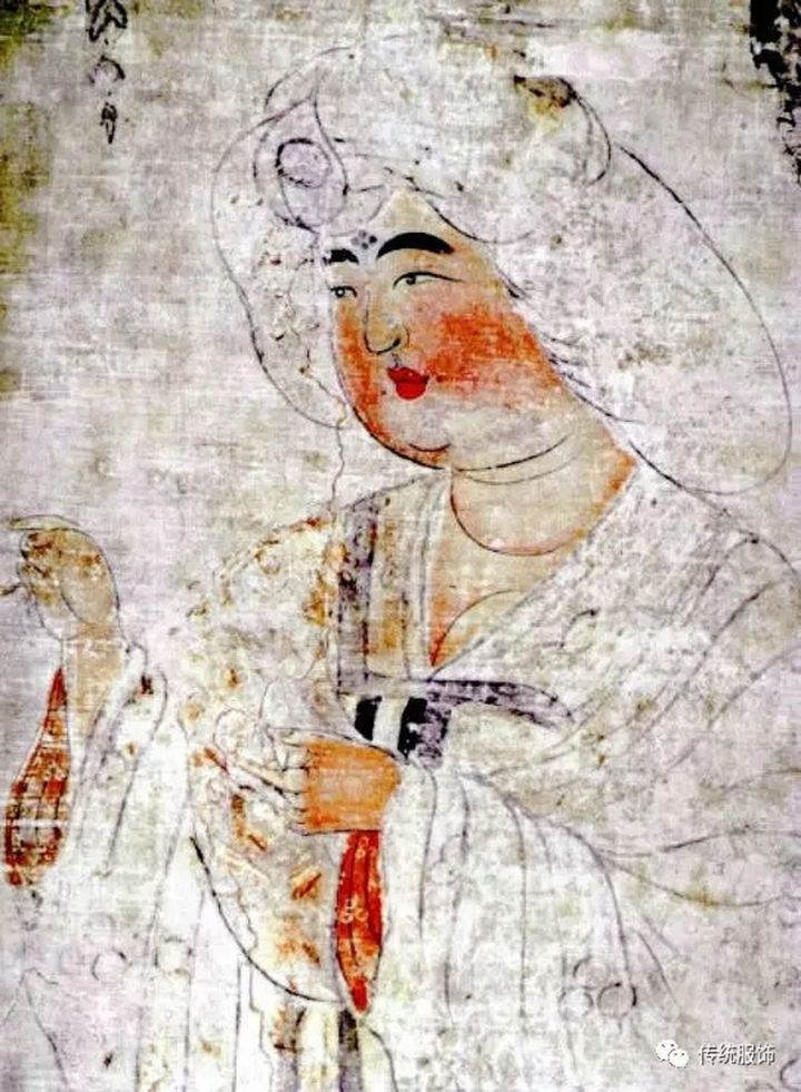 天平時代の代表的美人の絵「鳥毛立女屏風」（正倉院蔵）